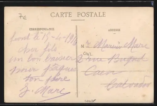 AK Pont-sur-Meuse, Entré de Pont-sur-Meuse