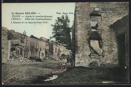 AK Pilon, apres le bombardement