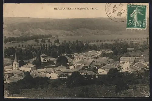 AK Menaucourt, Vue generale