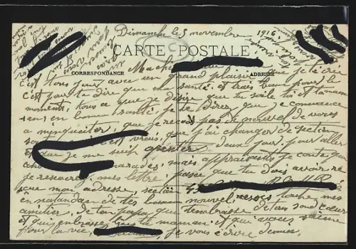 AK Mussey /Meuse, La Mairie (1914-1915)