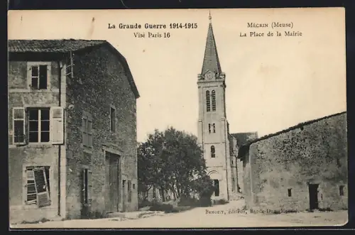 AK Mecrin, La Place de la Mairie