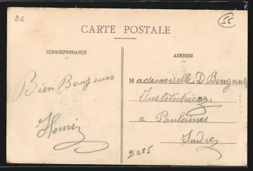 AK Marbotte /Meuse, La Grande Rue bombardée par les Allemands