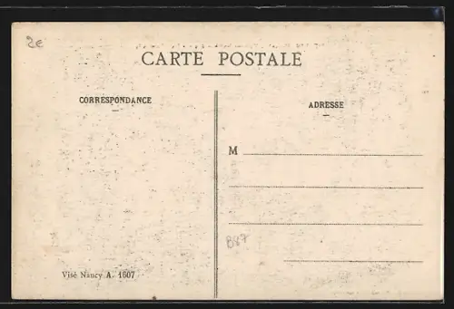 AK Mécrin /Meuse, Maisons bombardées par les Allemands