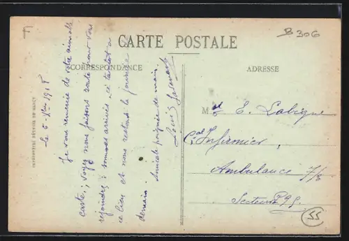 AK Juvigny-en-Perthois, La Mare et Route de Dammarie
