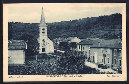 AK Herbeuville /Meuse, L`Eglise