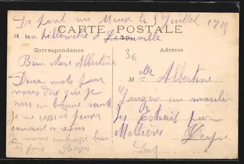 AK Lérouville /Meuse, Caserne Gérard, Nouveaux bâtiments du 3e bataillon