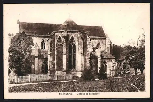 AK Argonne, L`Église de Lachalade