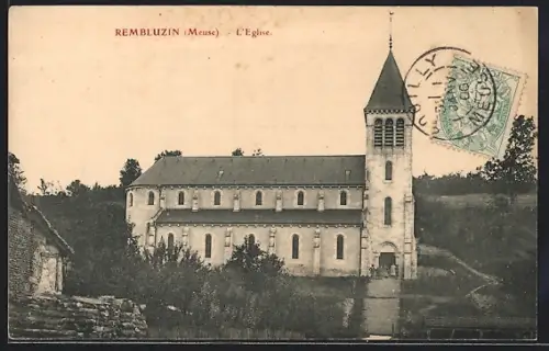 AK Rembluzin /Meuse, L`Église