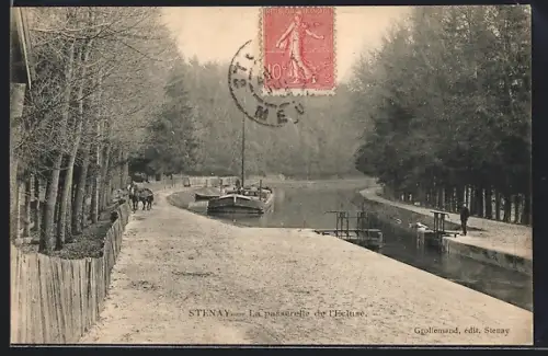 AK Stenay, La passerelle de l`écluse
