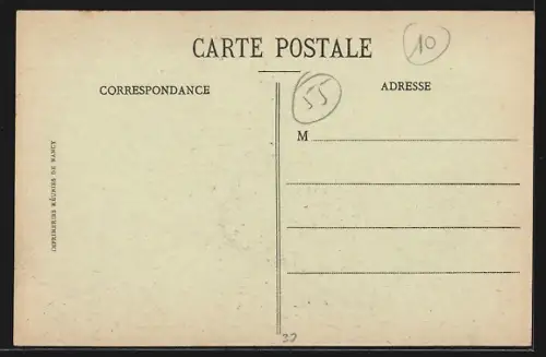 AK Rancourt /Meuse, Vue de l`Église et de la Grand`Rue