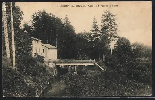 AK Lérouville /Meuse, Coin de forêt sur la Meuse