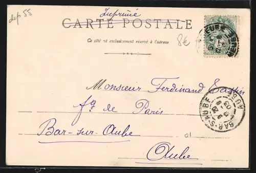 AK Verdun, Vue sur le Pont-Neuf et la rivière avec bâtiments historiques