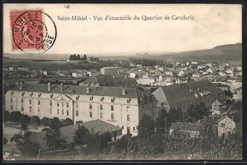 AK Saint-Mihiel, Vue d`ensemble du Quartier de Cavalerie