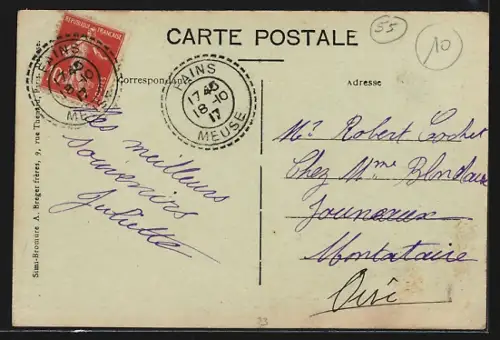 AK Fains /Meuse, La Place