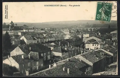 AK Gondrecourt /Meuse, Vue générale