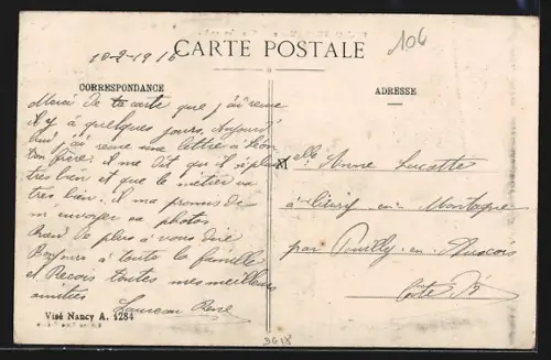 AK Bouconville /Meuse, Vue d`ensemble