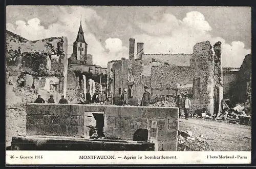 AK Montfaucon, Après le bombardement