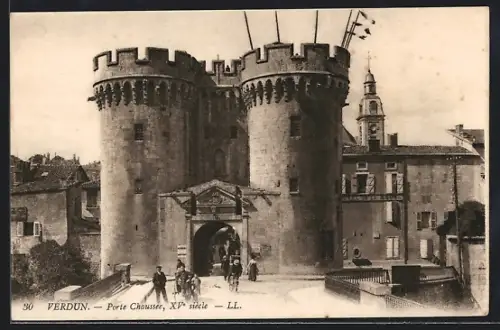 AK Verdun, Porte Chausée, XVe siècle