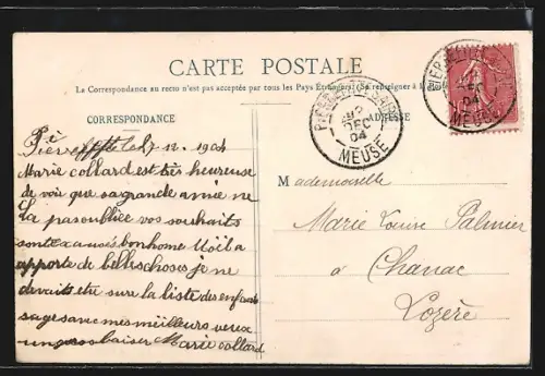 AK Pierrefitte-sur-Aire /Meuse, Intérieur de l`église