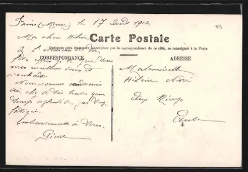 AK Fains /Meuse, Vue générale