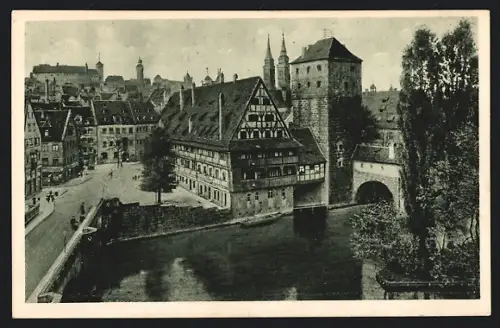AK Nürnberg, Henkersteg, Burgpartie