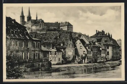 AK Bamberg, Blick zur Michaelskirche