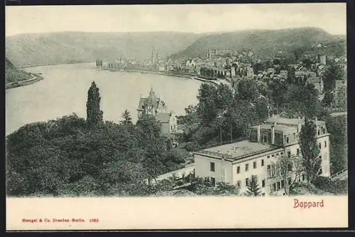 AK Boppard, Stadtansicht