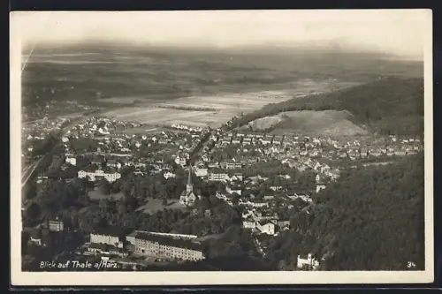 AK Thale a. Harz, Blick auf Stadtpanorama
