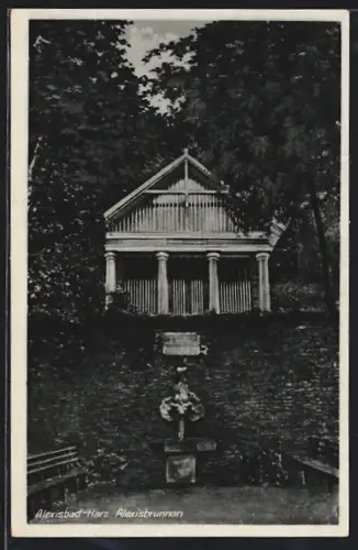 AK Alexisbad /Harz, Alexisbrunnen