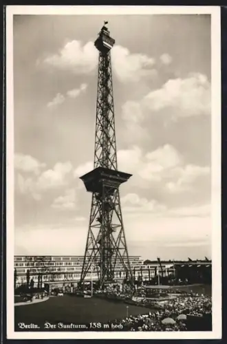 AK Berlin-Charlottenburg, Ansicht des Funkturms