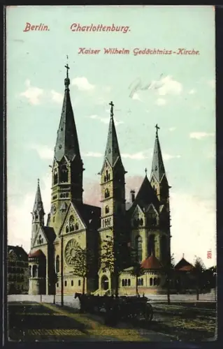 AK Berlin-Charlottenburg, Kaiser Wilhelm Gedächtnis-Kirche