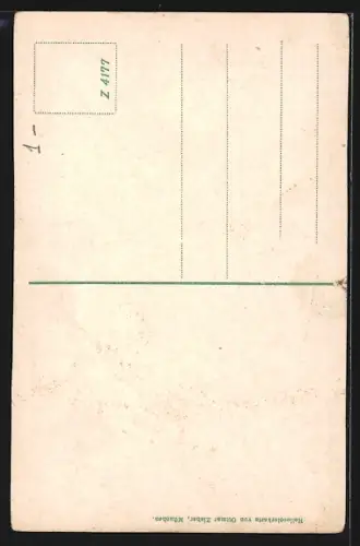 AK Hohnstein, Blick auf Schloss Hohnstein auf der Klippe