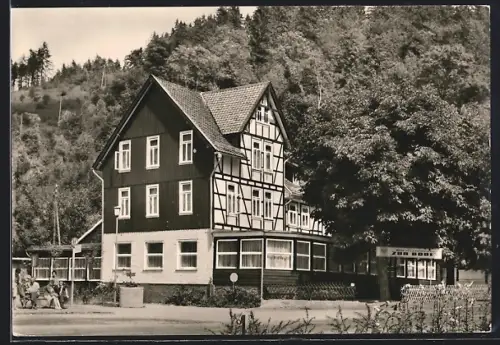 AK Wendefurt /Harz, HO-Hotel Zur Bode