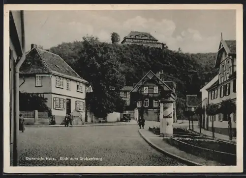 AK Gernrode /Harz, Blick zum Stubenberg
