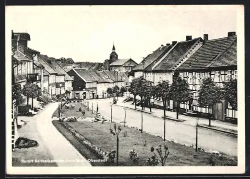 AK Benneckenstein /Hochharz, Strassenpartie in der Oberstadt