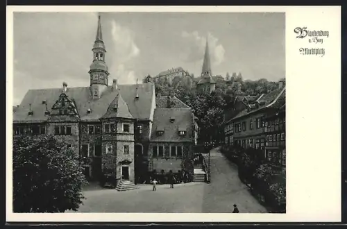 AK Blankenburg a. Harz, Marktplatz