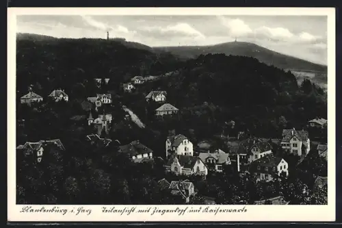 AK Blankenburg i. Harz, Ziegenkopf und Kaisertorwarte