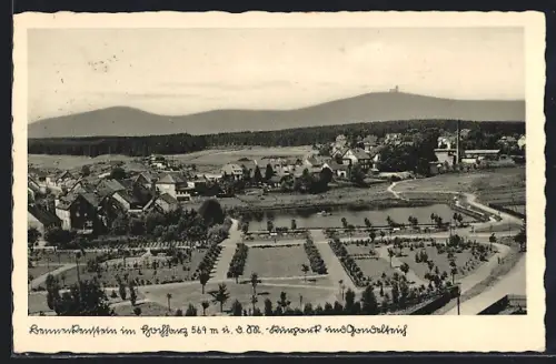 AK Benneckenstein im Hochharz, Kurpark und Gondelteich