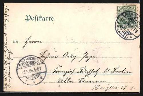 AK Blankenburg a. H., Ortspanorama