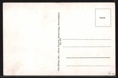 AK Blankenburg /Harz, Schloss von Osten