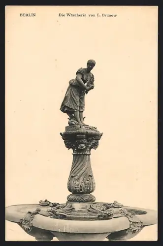 AK Berlin, Die Wäscherin von L. Brunow am Märkischen Platz