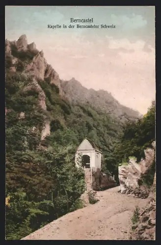 AK Berncastel /Berncasteler Schweiz, Kapelle in den Bergen