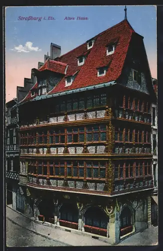 AK Strassburg i. Els., Altes Haus