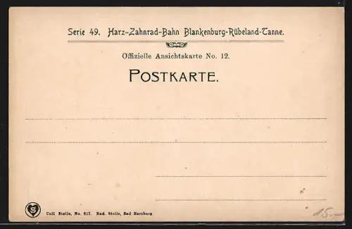 AK Elbingerode, Ortsansicht mit Kirche