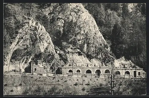 AK Rübeland, Eingang zur Hermannshöhle