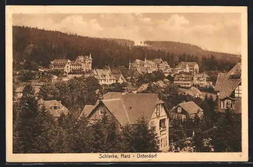 AK Schierke /Harz, Unterdorf