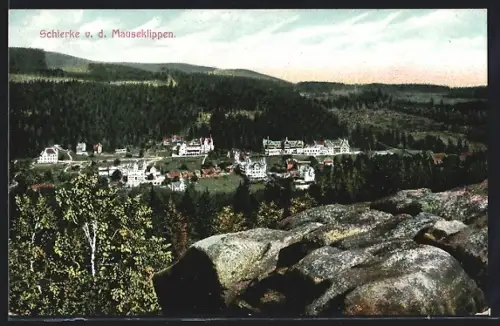 AK Schierke, Blick v. d. Mauseklippen