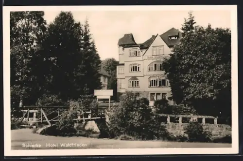 AK Schierke, Hotel Waldfrieden