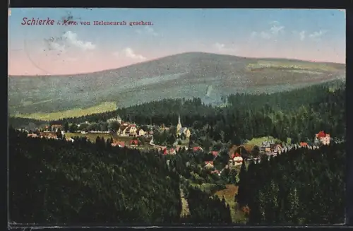 AK Schierke i. Harz, Ortsansicht von Helenenruh