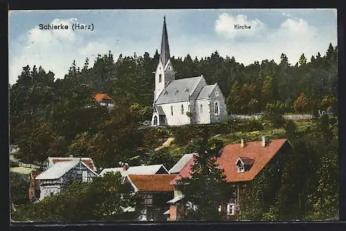 AK Schierke /Harz, Kirche